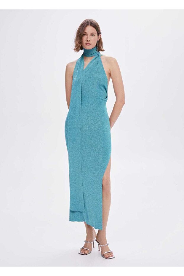 Lureks Asimetrik Elbise - 2