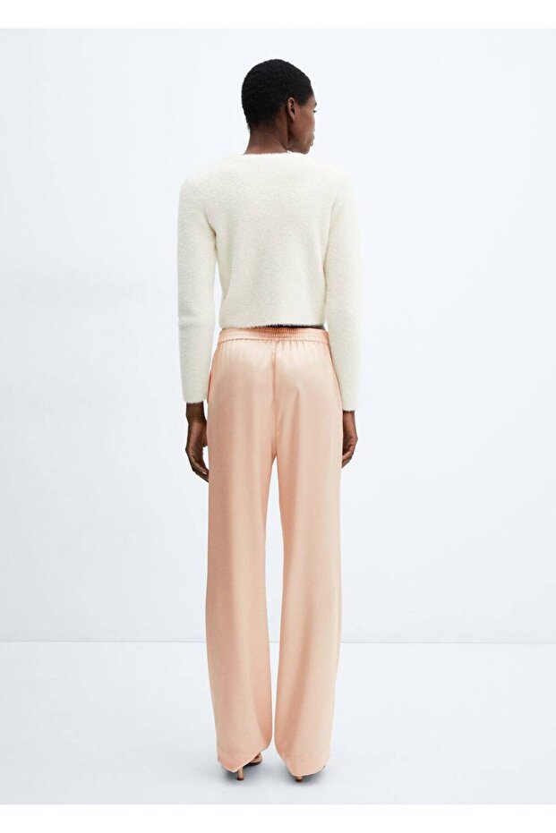 Satinhose mit elastischem Bund - 4