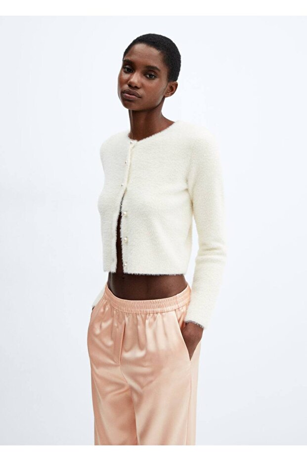 Satinhose mit elastischem Bund - 7