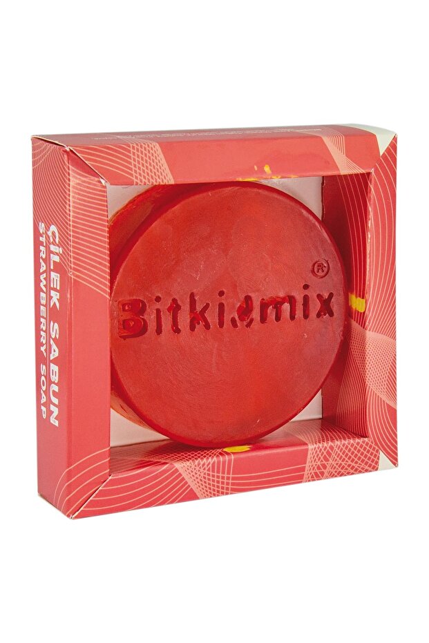 Gliserinli Şeffaf Çilek Sabun – 100 gr