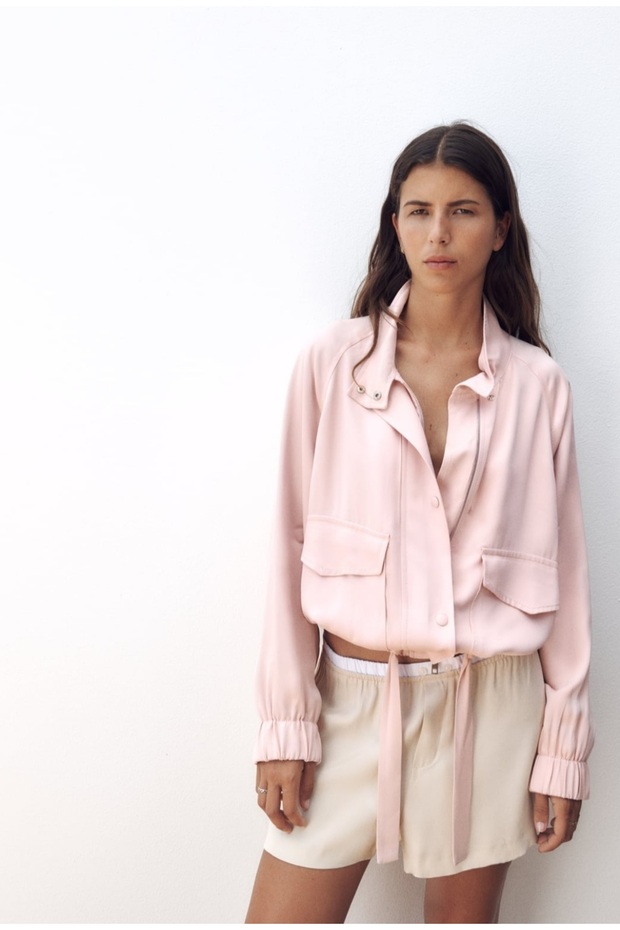 Draped bomber jacket - 3