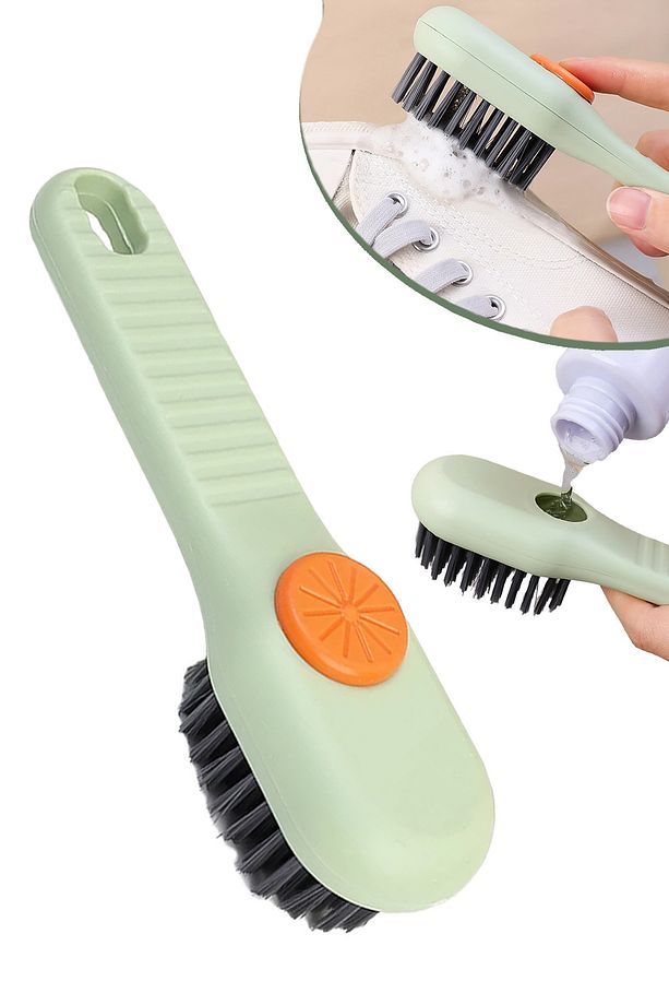 Bulaşık Banyo Klozet Fırçası Deterjan Hazneli Temizlik Fırçası Bot Ayakkabı Fırçası Lavabo Fırçası - 2