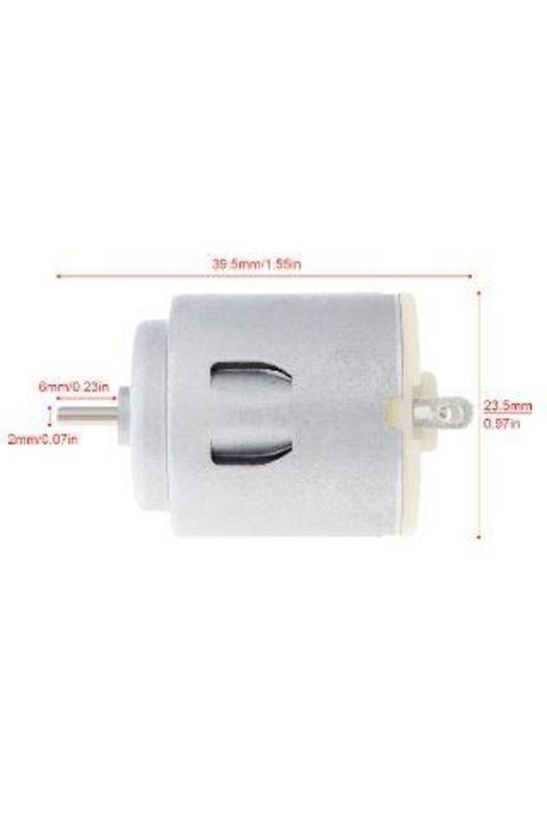 5 Adet Arduino R260 Micro 5V Motor 1.61W DC Motor 12300 rpm 2mm Şaft - 3