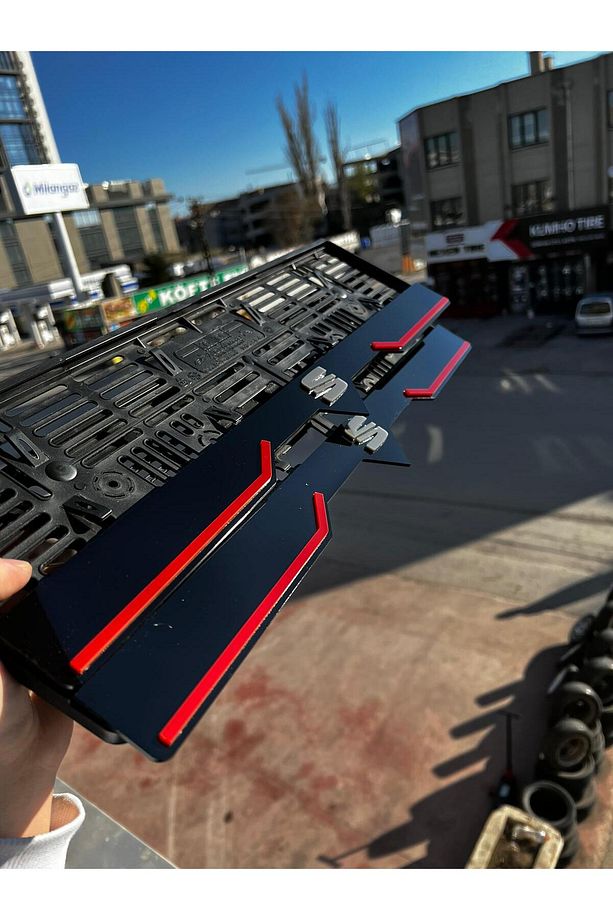 SEAT Uyumlu  Logolu Pleksi Plakalık 2 Adet(1 Takım) - 1