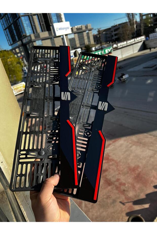 SEAT Uyumlu  Logolu Pleksi Plakalık 2 Adet(1 Takım) - 5