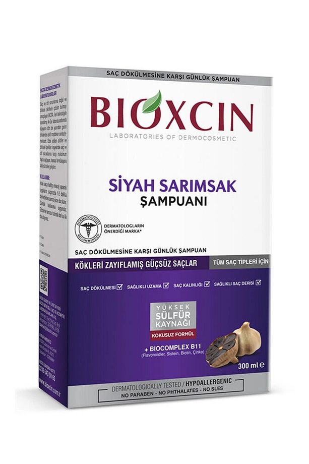 Saç Dökülmesine Karşı Siyah Sarımsak Şampuanı 300 ml-MFREYON00924 - 1
