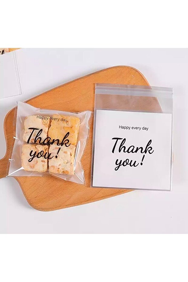 Banded Transparent Patterned Bag Opp 10x10 Cm 95 Pieces