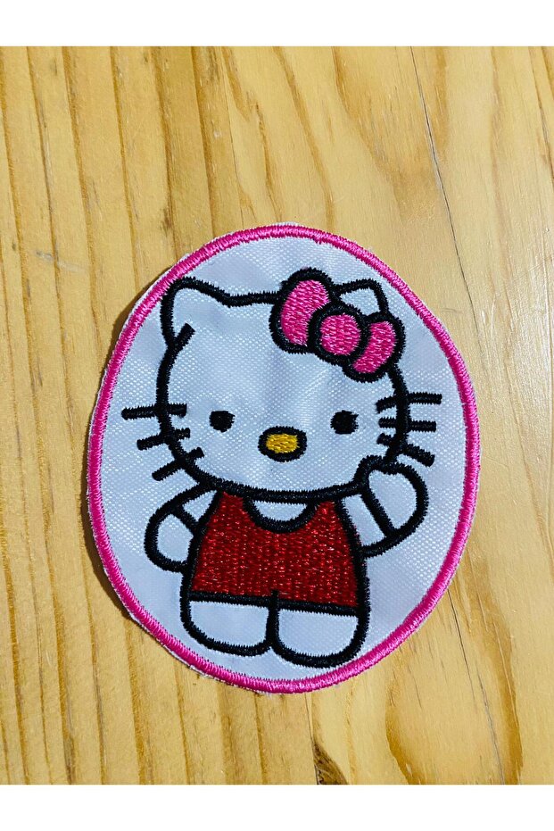 Hello Kitty Embroidered Patch - 6X8 CM Napkin Patch - 1