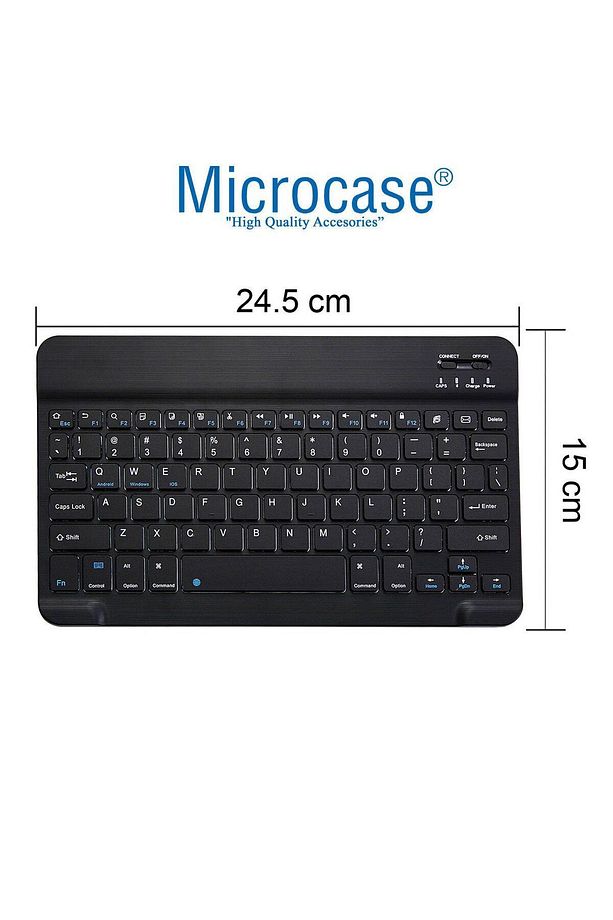 Lenovo Tab M11 11 inch Tablet için Kapitone Tablet Çanta + Bluetooth Klavye + Mouse + Stand - AL8123 - 7