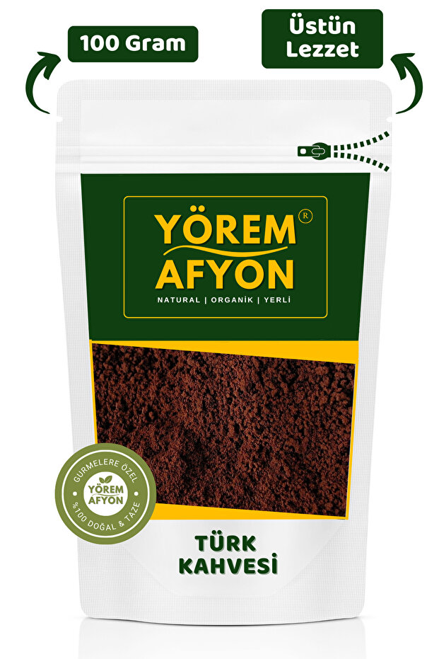 Yörem Opyon Superior Delicious Plenty of Sparkling Halis Turkish Coffee| 100gr