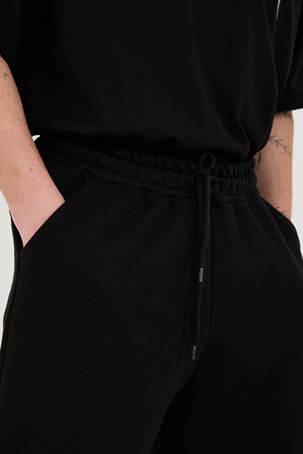 Basic Siyah Oversize Şort&bermuda Siyah - 3