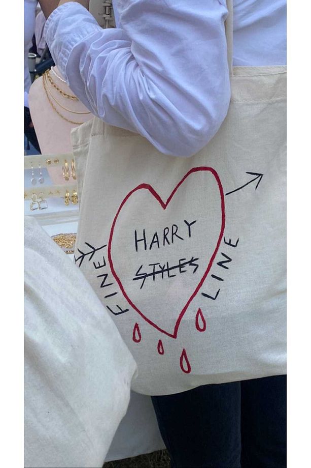 Harry Styles Tote Bag Bez Çanta - 3
