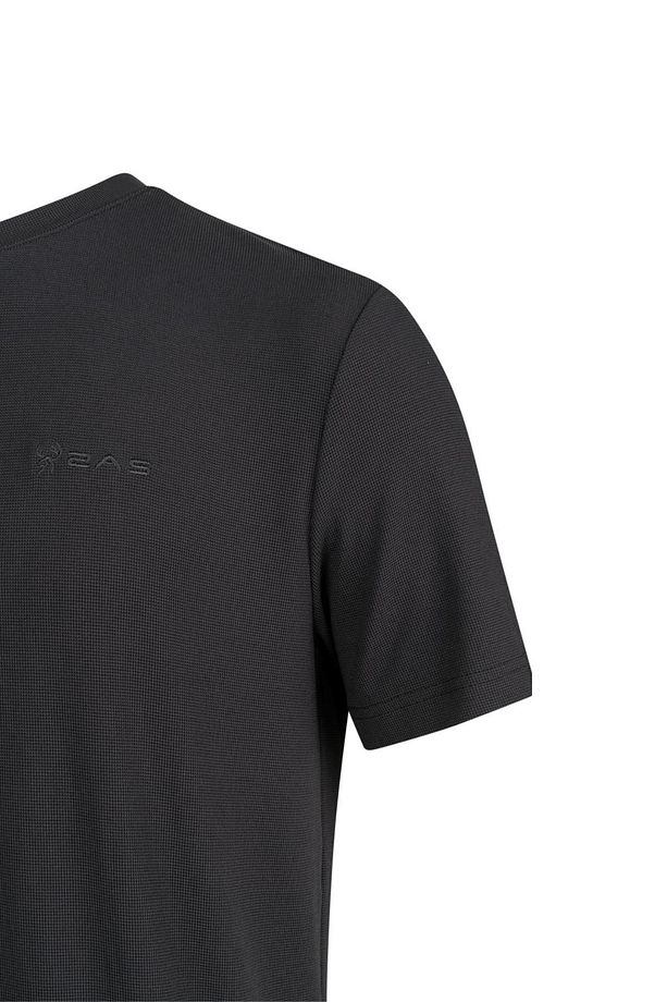 Kalei Sıfır Yaka T-Shirt Koyu Antrasit - 4