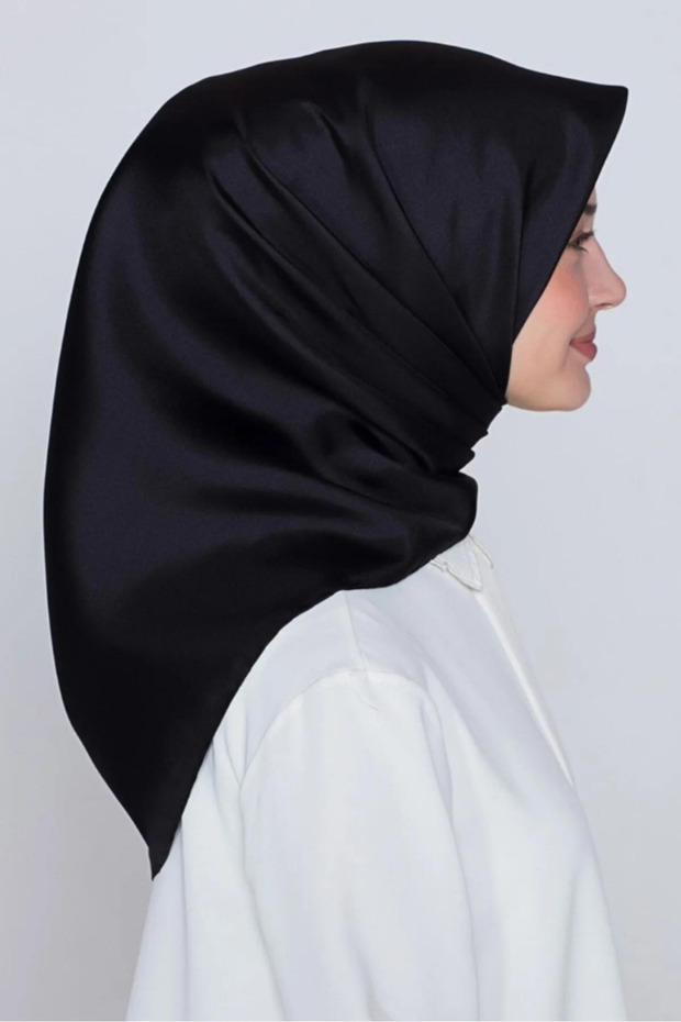 Düz Boyalı Ipek Eşarp 0010 01 Twill - 4