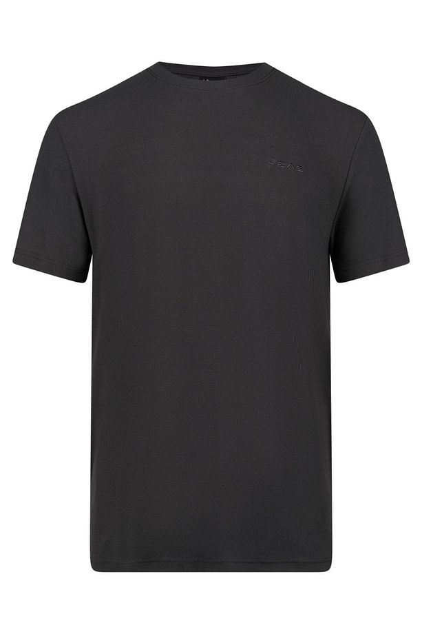 Kalei Sıfır Yaka T-Shirt Koyu Antrasit - 1