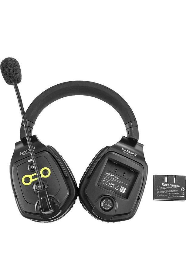 WiTalk-WT6D - 6 Kişilik Çift Taraflı Kulaklıklı Kablosuz İntercom Sistemi - 6