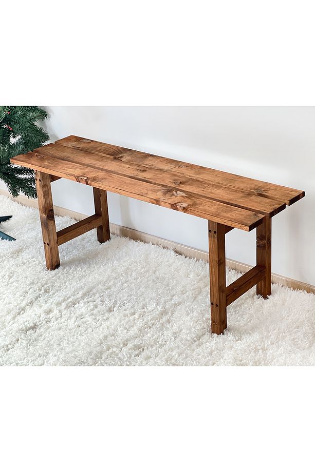 Bahçe Bankı Mutfak Taburesi Ahşap Bench 5192 - 2