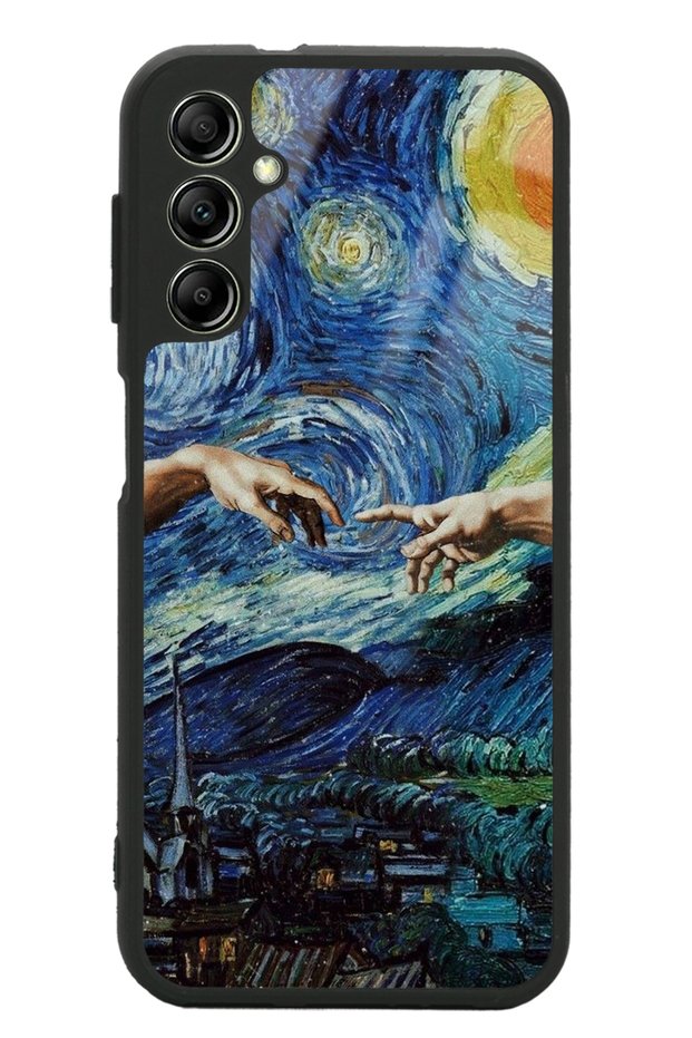 Samsung A04S Hand in Hand Design Glossy Phone Case