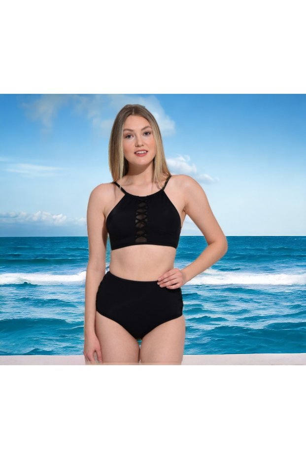 Modeled Swim Bikini with Shorts
