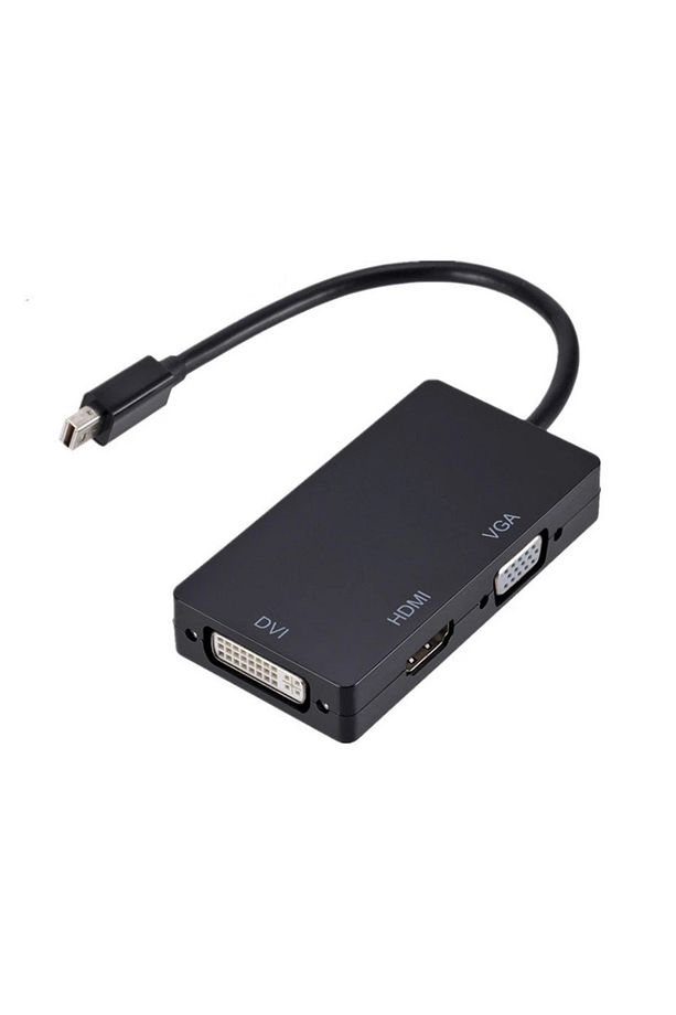 YÜKSEK KALİTELİ DISPLAY PORT TO HDMI-VGA-DVI 3IN1 ÇEVİRİCİ - 1