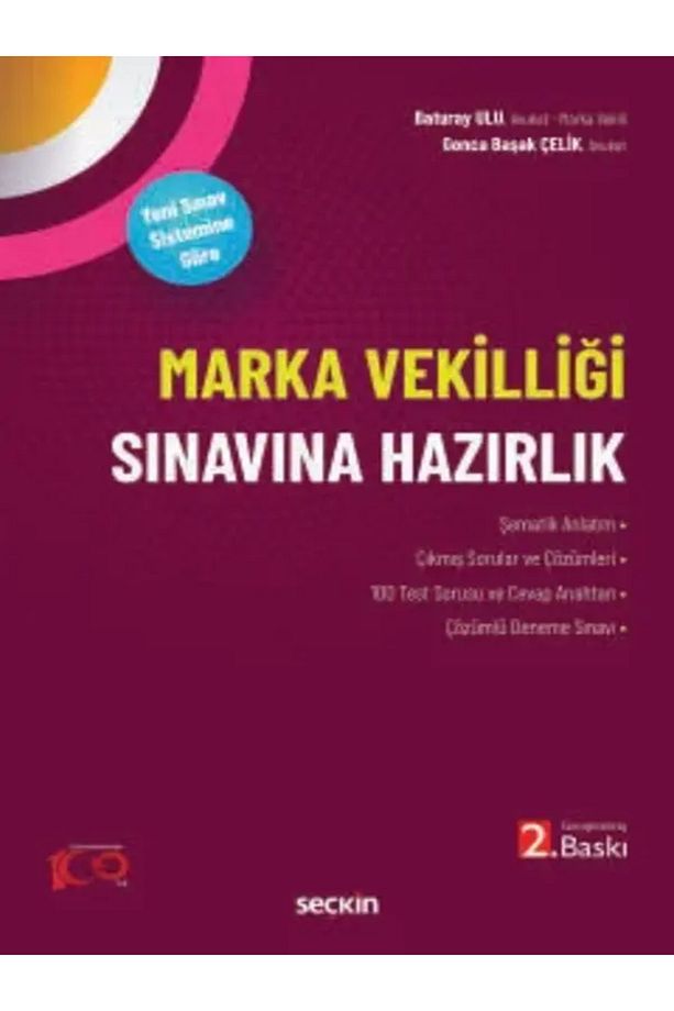Marka Vekilliği Sınavına Hazırlık - Yeni Sınav Sistemine Göre - Baturay Ulu,Gonca Başak Çelik 2. Bas - 1