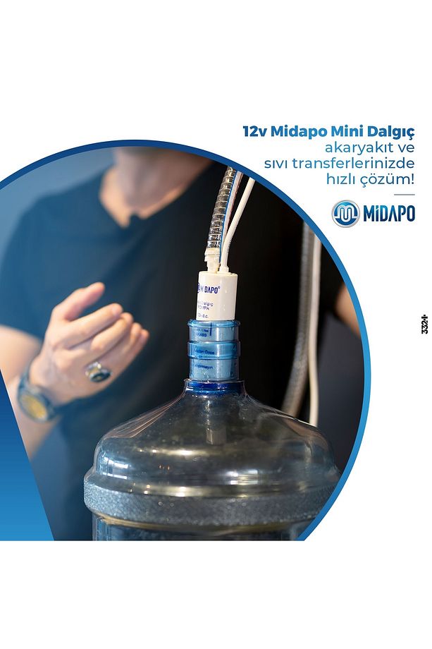 12v Kucuk D.c Mini Dalgıc Pompa (akaryakıt-sıvı-mazot Aktarma Pompası Mini Dalgıcı) - 3