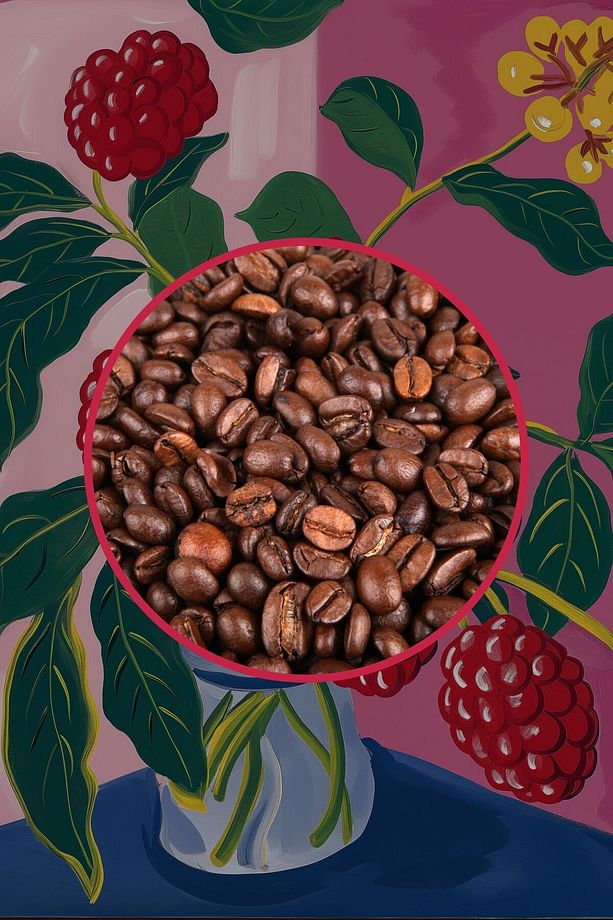 Raspberry Coffee - Ahududu Aromalı Kahve Çekirdek Kahve, 200 gr - 3