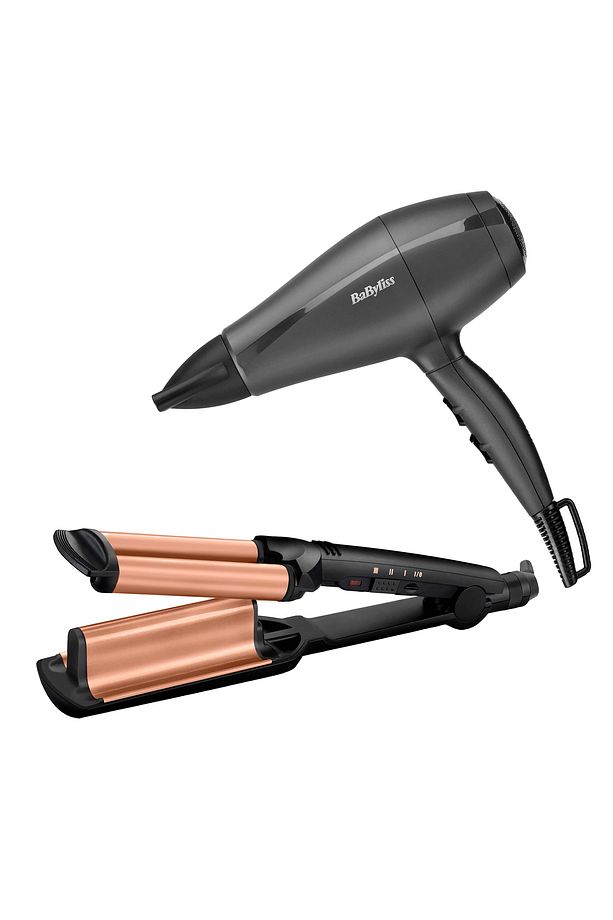 W2447E Deep Waver Su Dalgası Maşası ve 5910E 2000W Saç Kurutma Makinesi Seti - 1