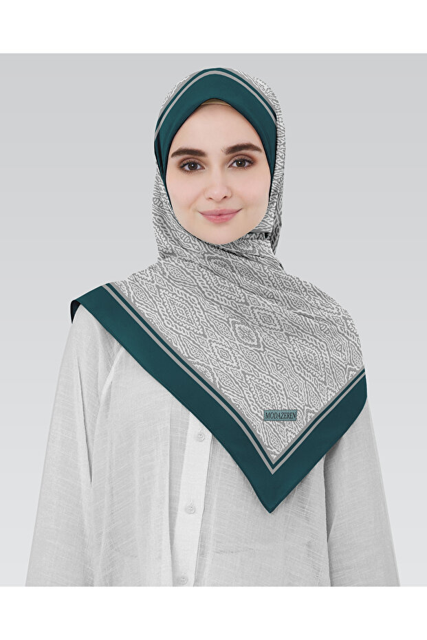 Desenli Pamuk Soft Eşarp