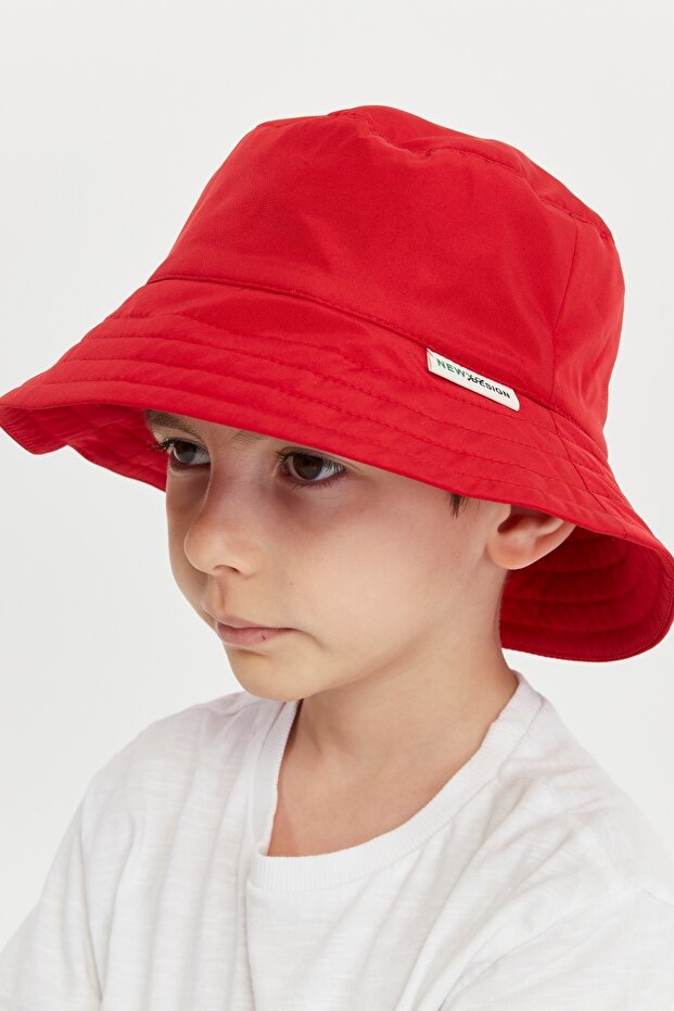 قبعة دلو مسطحة للأولاد 7006 - 1