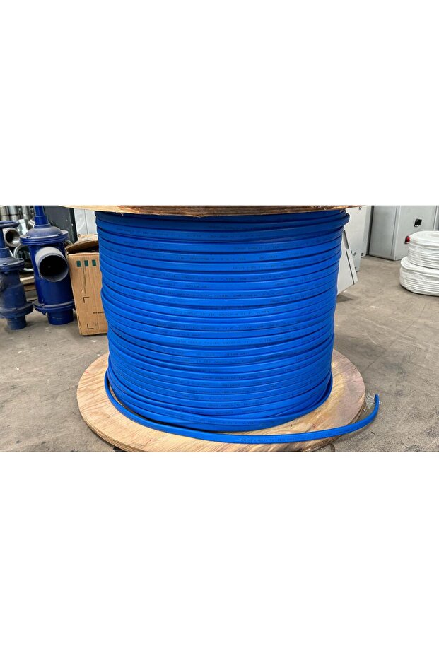 3×4 Yassı Ttr Mavi Dalgıç Kablosu - 1