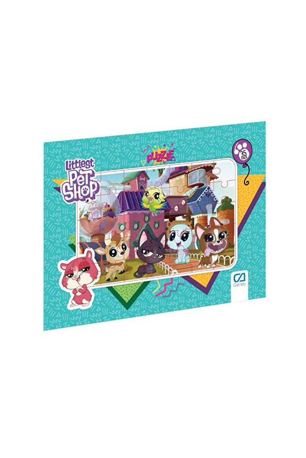 Littlest Pet Shop Licensed 35 Pieces Framed 34x24cm Children's Puzzle Puzzle Series