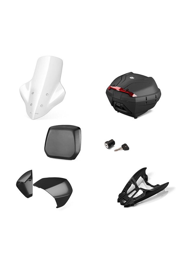Nmax 125 155 2021-2023 Modele Uyumlu Şehir Paketi Çanta Set Ön Tur Camı (MOTOR DAHİL DEĞİL) - 1