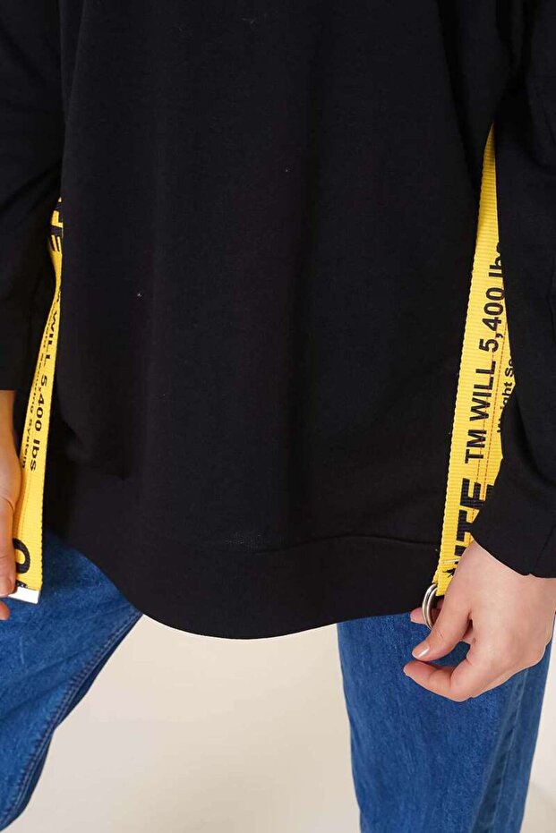 2983 Tunik Sweat Siyah - 4