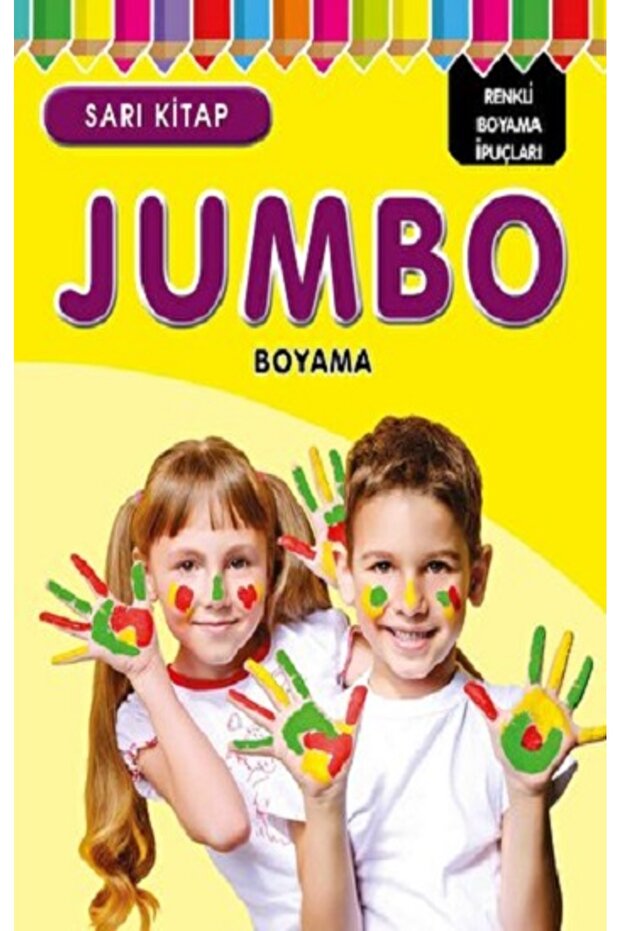 Jumbo Coloring - Yellow Book Book - Collective - Glitter Broadcasts