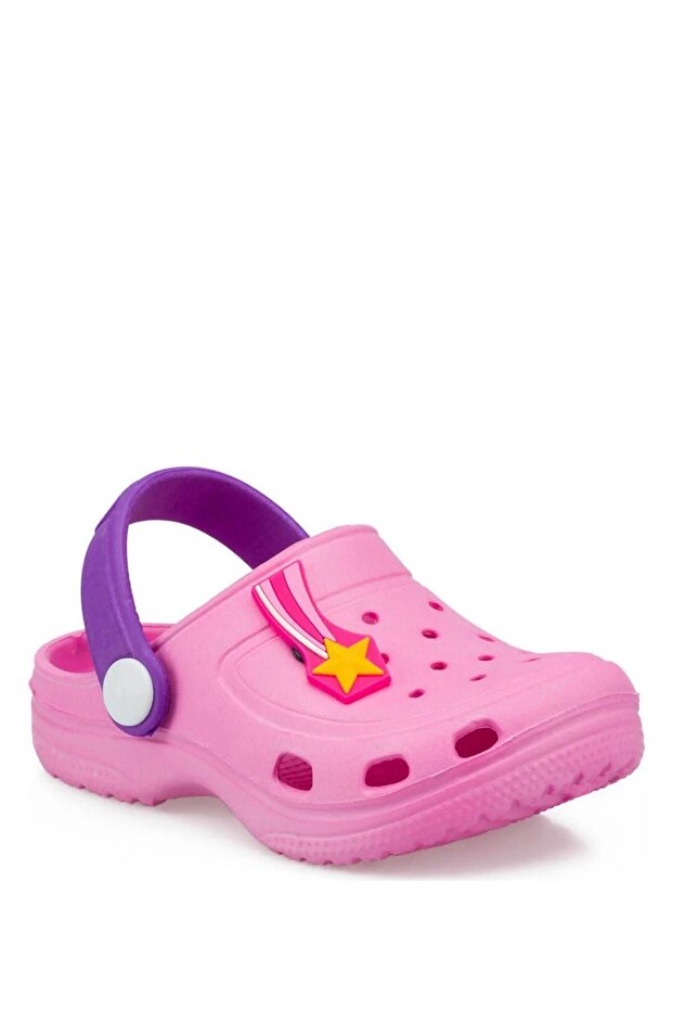 Frog X 4F Pink Girls' Slippers A10161179612010