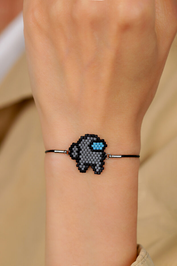 - Miyuki among Us Bracelet - Handmade - Amongus