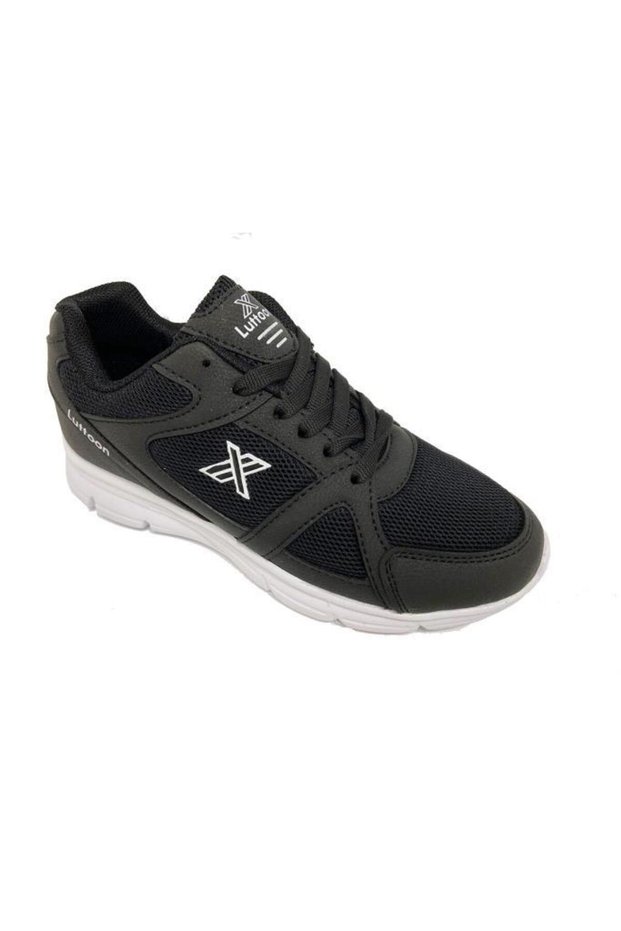 Lıttoon 251-24 Anorak Fashion Sneaker Women's Shoes Black-White