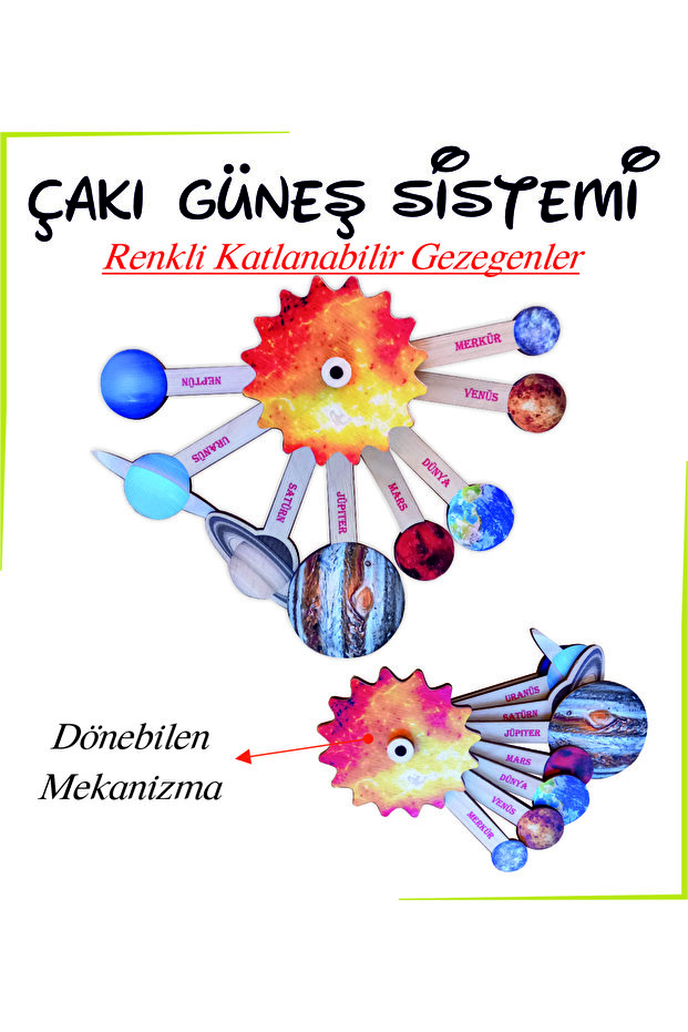 Colorful Pocket Knife Model Solar System