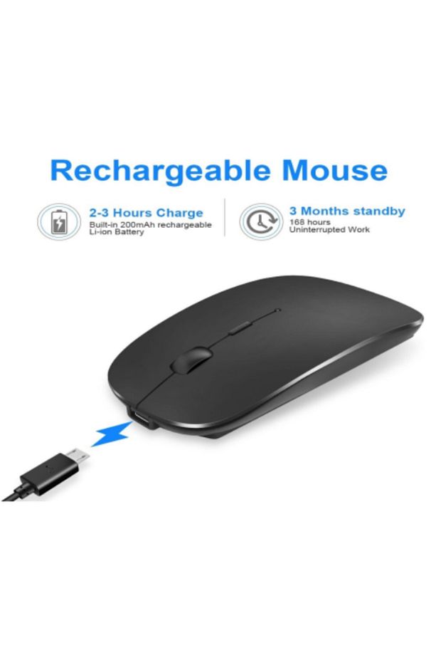 Apple iPad Pro 6. Nesil 12.9" Uyumlu Kablosuz Bluetooth Şarjlı Mini Q Klavye Mouse Seti - Pembe - 4