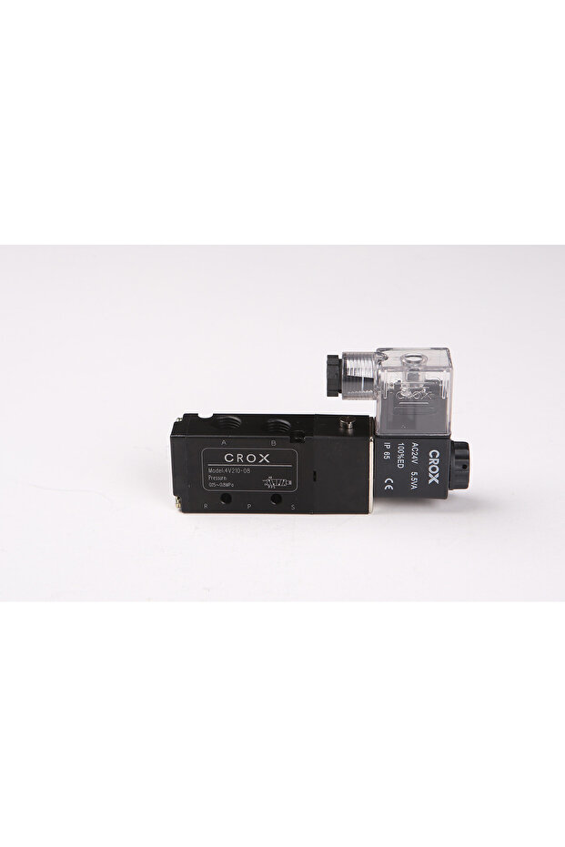 4V210-08 1/4 5/2 TEK BOBİN VALF 12VDC