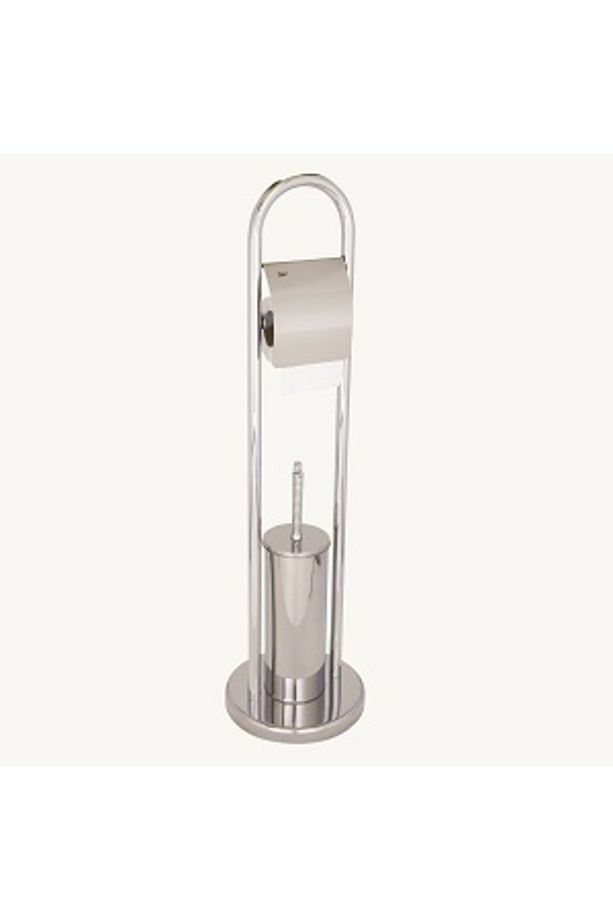 Kapaklı Kağıtlık Ve Wc Fırçalık L706 Krom - 1