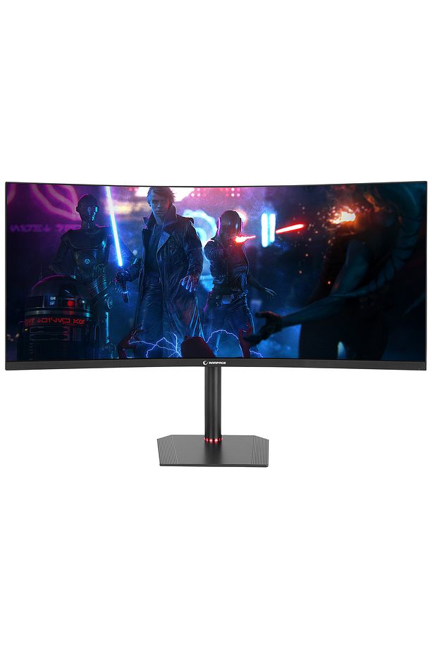 BLACK EAGLE BE34R165QC 34 165Hz 1ms CSOT VA WQHD 2K Freesync RGB Pivot Curved Oyuncu Monitörü - 1