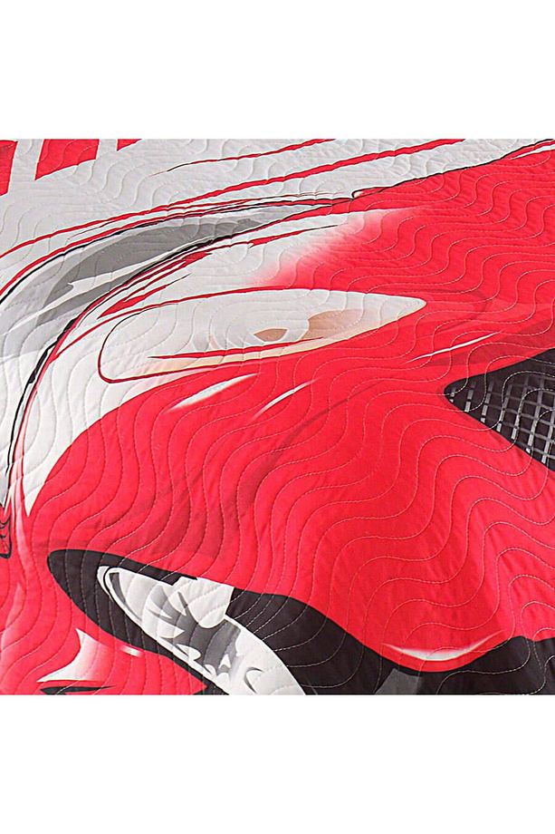 Racing Tek Kişilik Kapitone Yatak Örtüsü - 3
