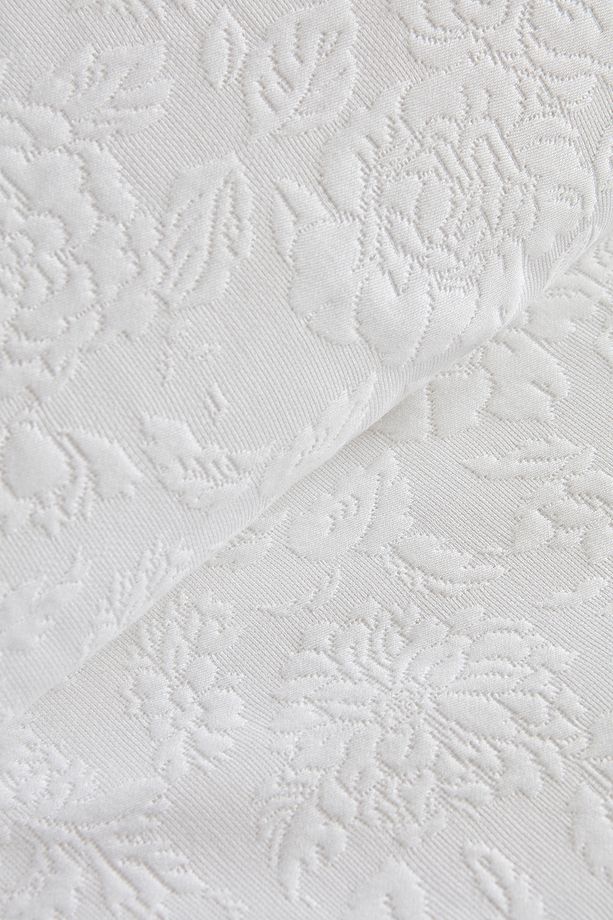 White Coll Verda Çift Kişilik Yatak Örtüsü - 5
