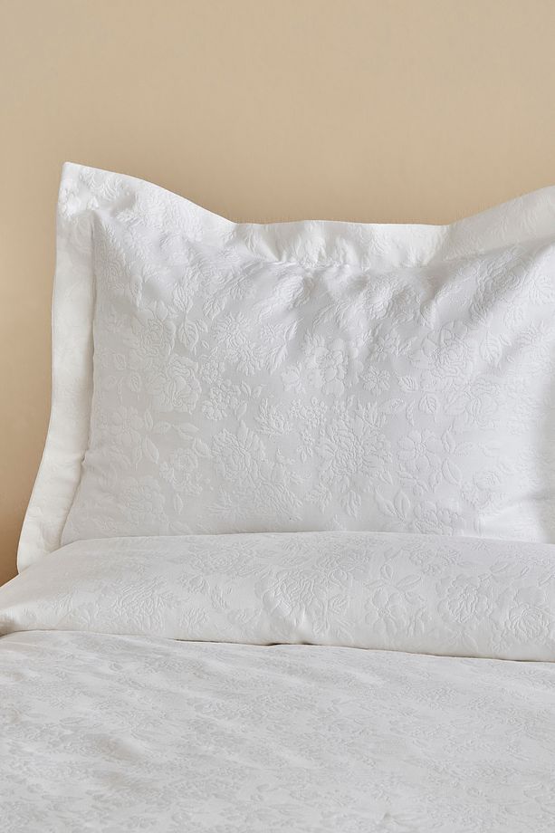 White Coll Verda Çift Kişilik Yatak Örtüsü - 3