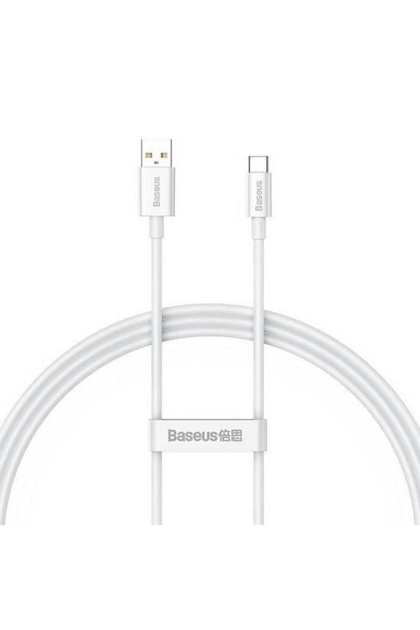 1MT 6A 100W Mega Hızlı USB To Type C Şarj ve Data Kablosu, Akım Ve Isı Korumalı Type C Kablo - 1