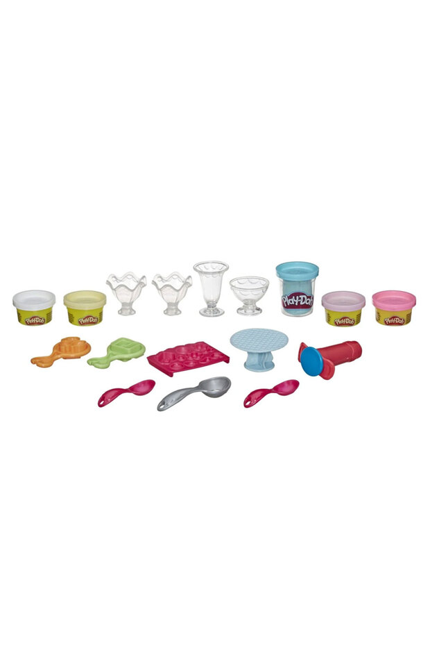 Play-Doh Eğlenceli Mutfağım Oyun Seti Scoops N Sundaes E7253-E7275 - 2