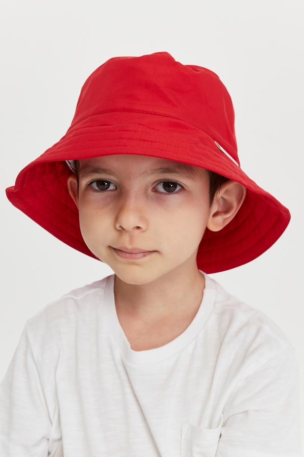 قبعة دلو مسطحة للأولاد 7006 - 2