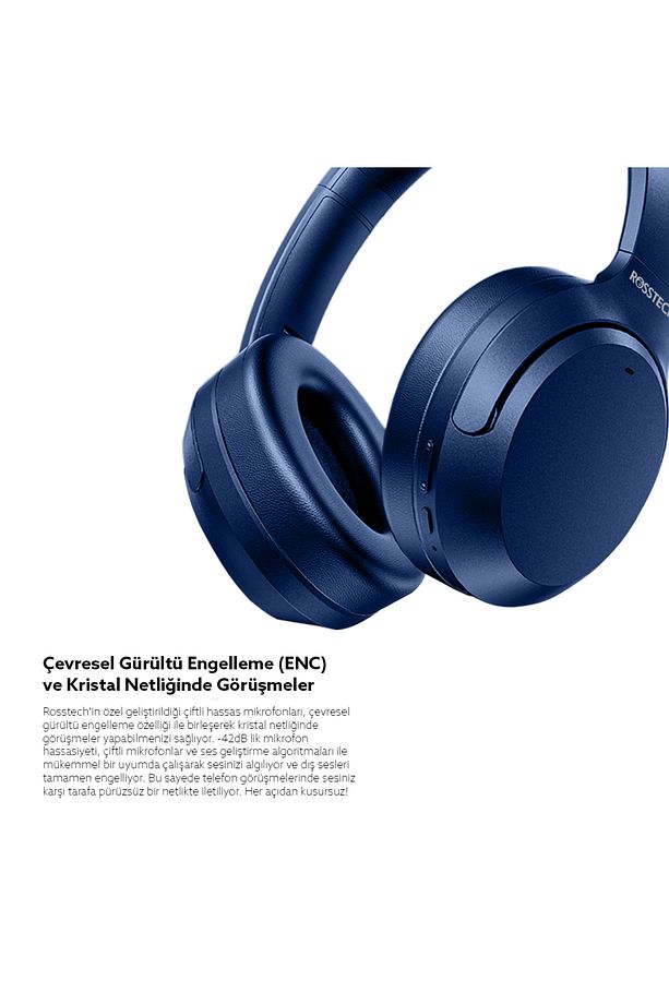 Sounparty Rs-600 ANC Mikrofonlu Bluetooth 5.3 Kulaküstü Kulaklık- ANC-ENC 20 Saat Kullanım - 6